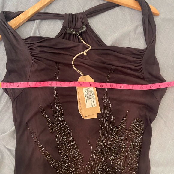 All Saints Black Moroi Dress Uk 12 fairy beaded motif NWT fairycore - Picture 7 of 11